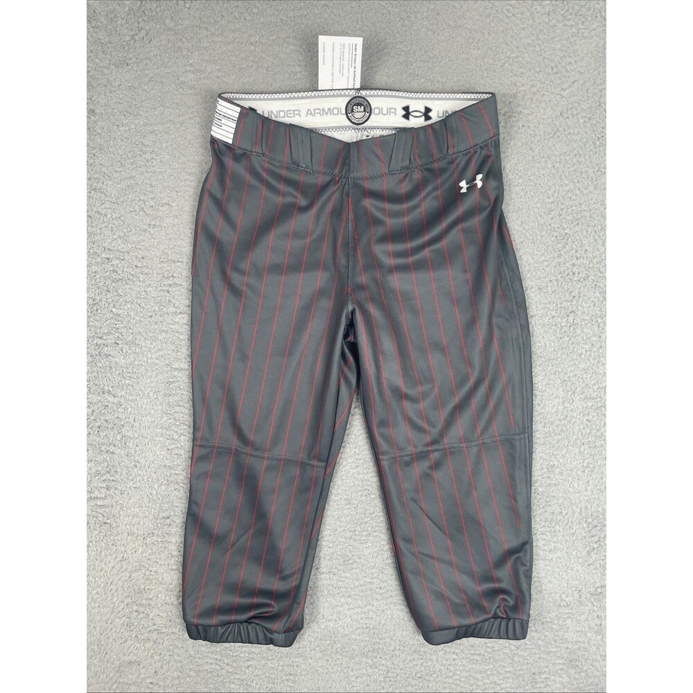 Under Armour Showtime Knicker 3/4 Softball Pant Womens 22 Small (28x19) Gray